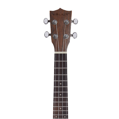 Vault Tenor Ukuleles Natural Vault UK-200T 26" Premium Walnut Laminate with Side Soundport Tenor Ukulele