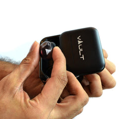 Vault True Wireless In-Ear Headphones Vault Onyx True Wireless Earbuds With 150 Hours of Wireless Charging & 2 Year Exclusive Vault Warranty
