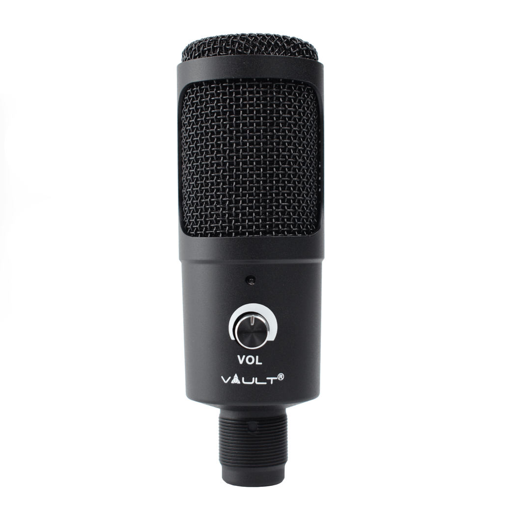 Vault by Bajaao UCM USB Condenser Podcast Microphone Kit - High-Performance Studio Condenser USB Microphone With Tripod Stand, Volume for YouTube, Videos, Singing, Recording, Gaming, Podcasting, Speech, Conference, Meeting, etc.