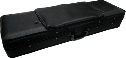 vault violins vault artisan solid body 4/4 violin with bow, rosin & case (outfit)