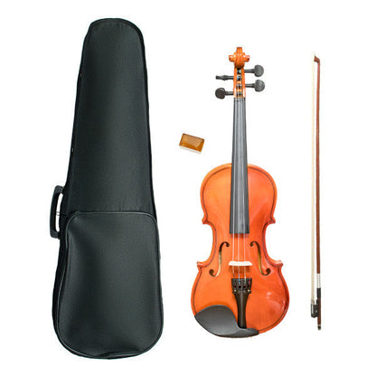 vault violins vault vi1000 1/2 beginners violin with hard case, rosin and bow
