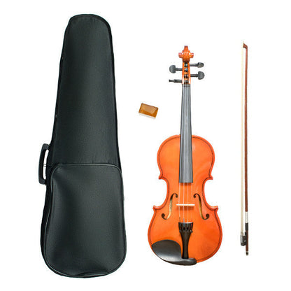 vault violins vault vi1010 3/4 beginner's violin with hard case, rosin and bow