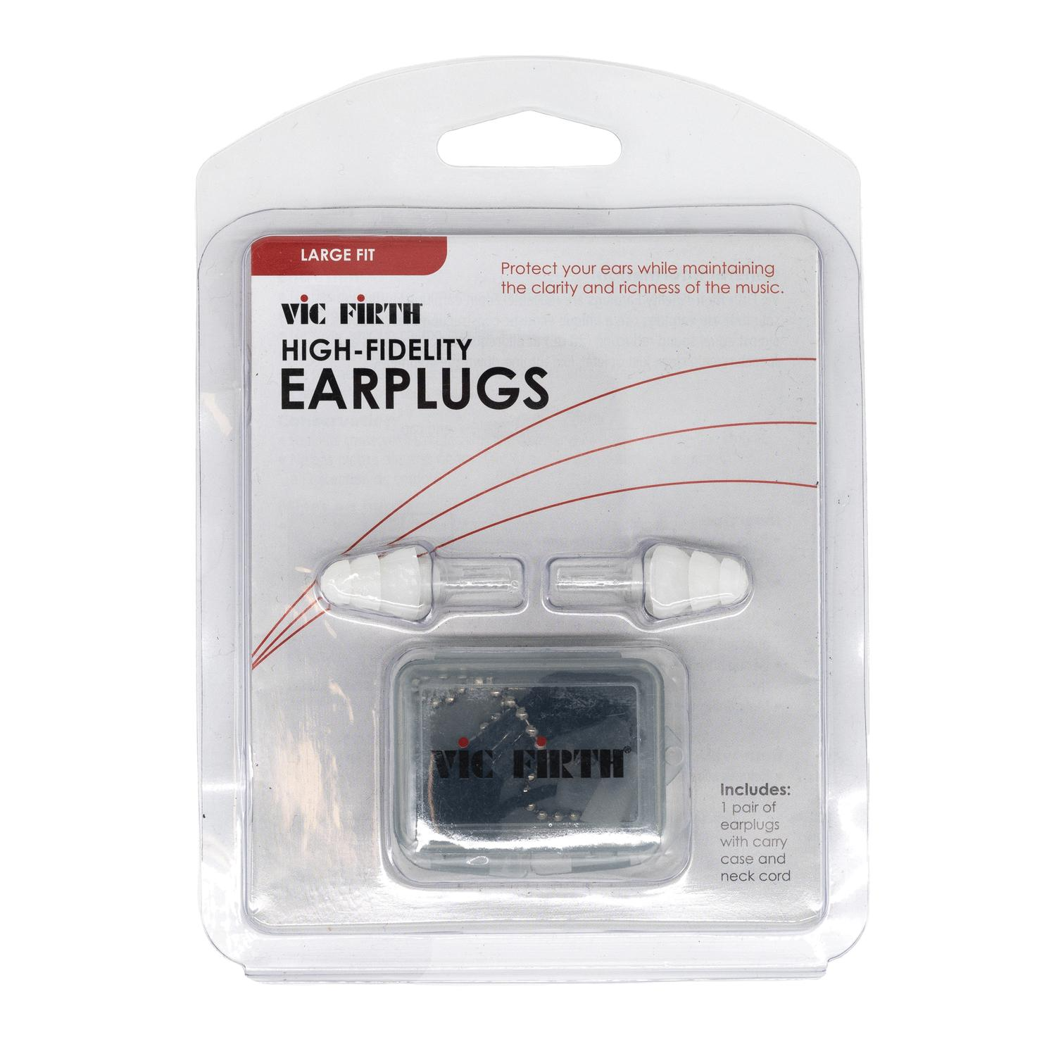 Vic Firth Accessories Vic Firth EAR PLUG L2 Large White Hifi Ear Plugs