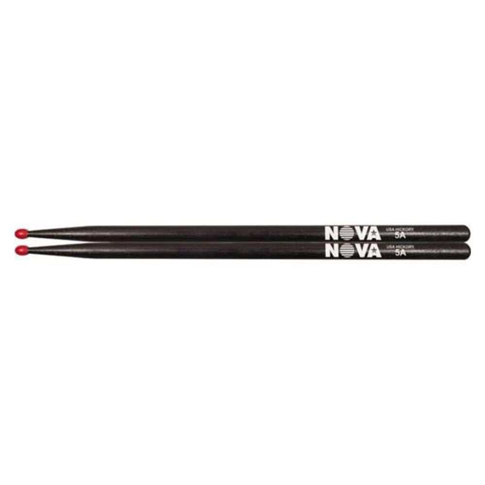 vic firth drumsticks black vic firth nova n5anb black 5a nylon tip drum sticks   