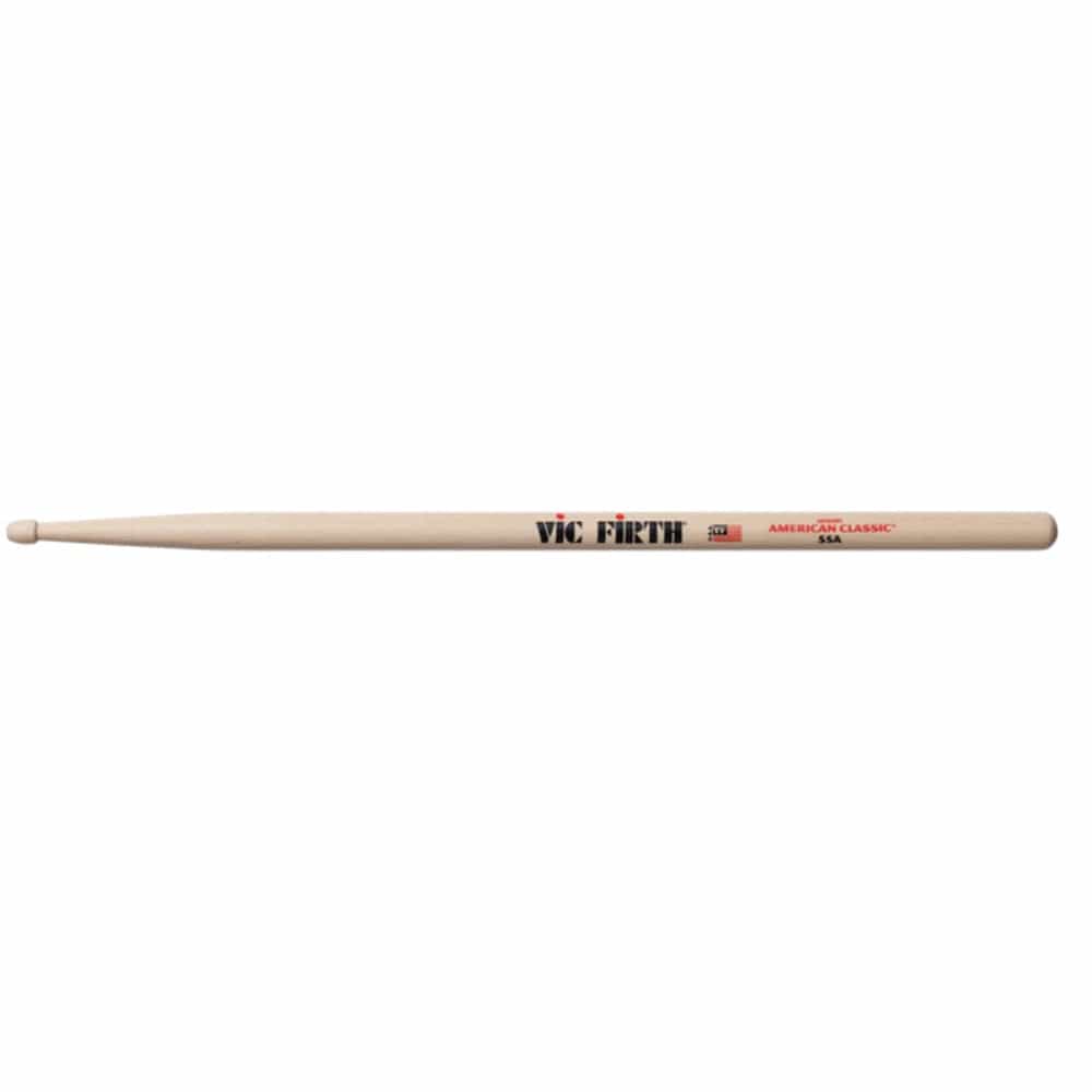 Vic Firth Drumsticks Vic Firth 55A American Series Drum Stick With Wooden Tip
