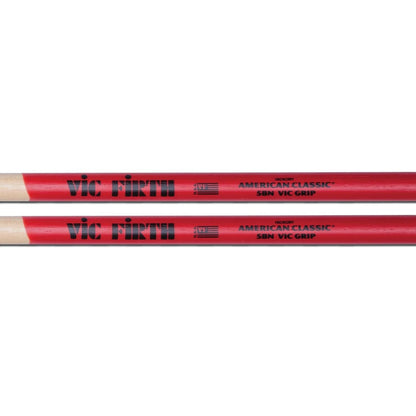 Vic Firth Drumsticks Vic Firth 5BNVG American Classic 5B Nylon Tip Drumsticks with Vic Grip