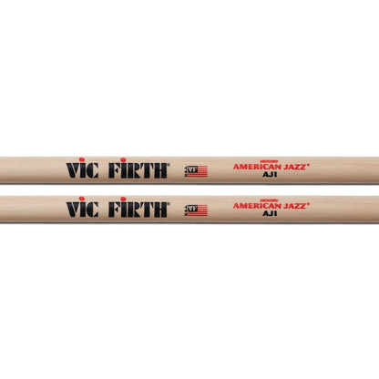 Vic Firth Drumsticks Vic Firth AJ1 American Jazz Hickory Wood Tip Drumsticks