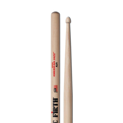 Vic Firth Drumsticks Vic Firth AJ1 American Jazz Hickory Wood Tip Drumsticks