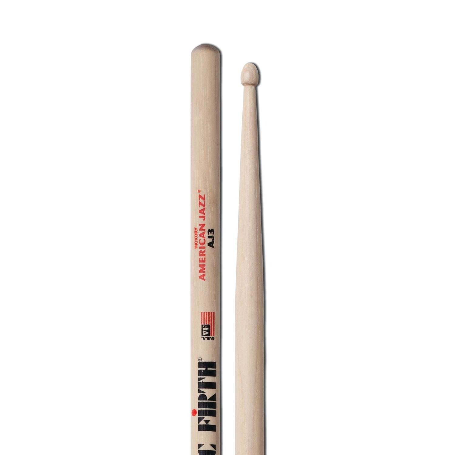 Vic Firth Drumsticks Vic Firth AJ3 American Jazz 3 Drumsticks