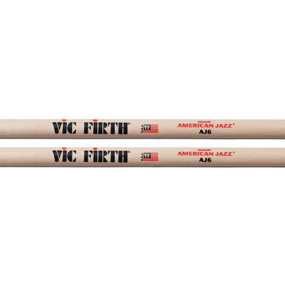 Vic Firth Drumsticks Vic Firth AJ6 American Jazz 6 Drumsticks - 7A