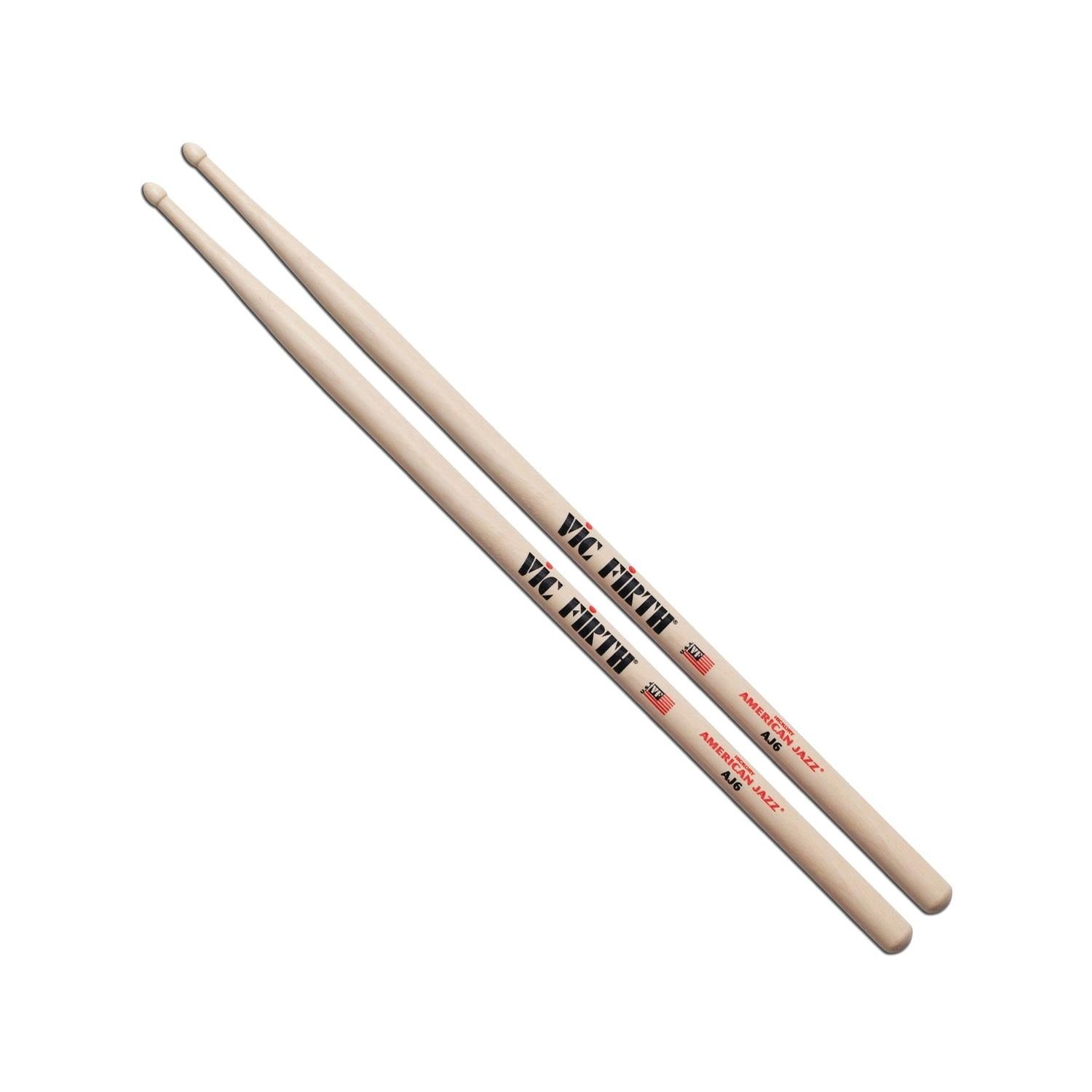 Vic Firth Drumsticks Vic Firth AJ6 American Jazz 6 Drumsticks - 7A