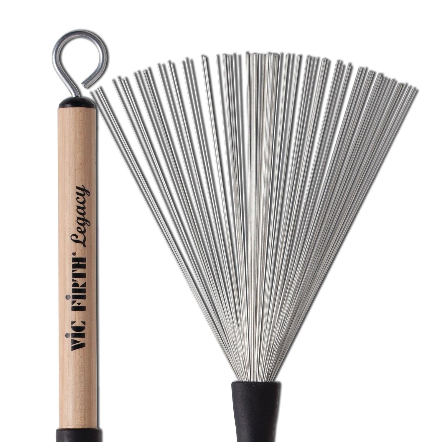 Vic Firth Drumsticks Vic Firth LB Legacy Wooden Handle Drum Brush