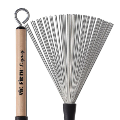 Vic Firth Drumsticks Vic Firth LB Legacy Wooden Handle Drum Brush
