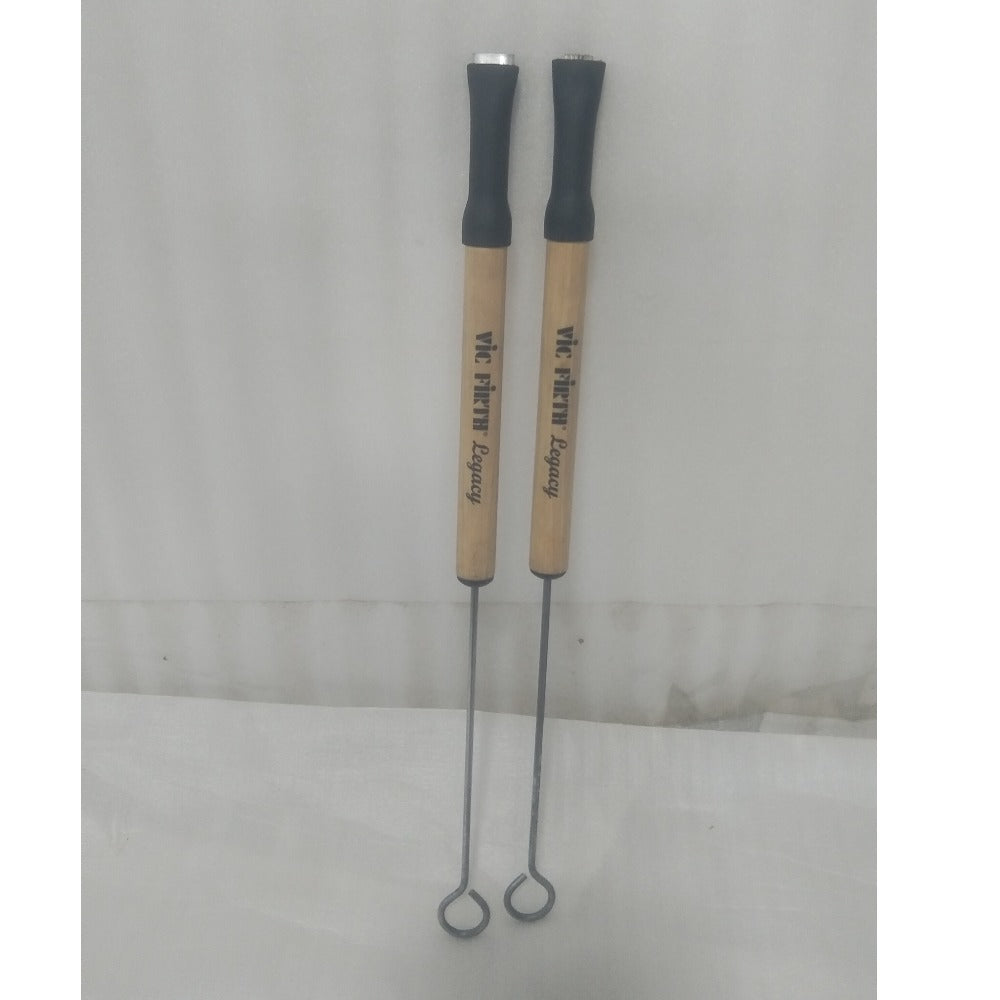 Vic Firth Drumsticks Vic Firth LB Legacy Wooden Handle Drum Brush - Open Box B Stock