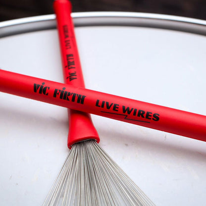 Vic Firth Drumsticks Vic Firth LW Live Wires Drum Brush