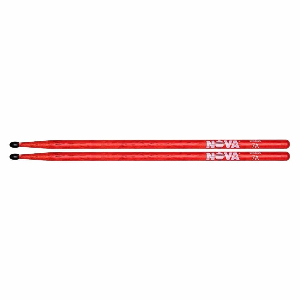 vic firth drumsticks vic firth n7anr nylon tip drum stick red