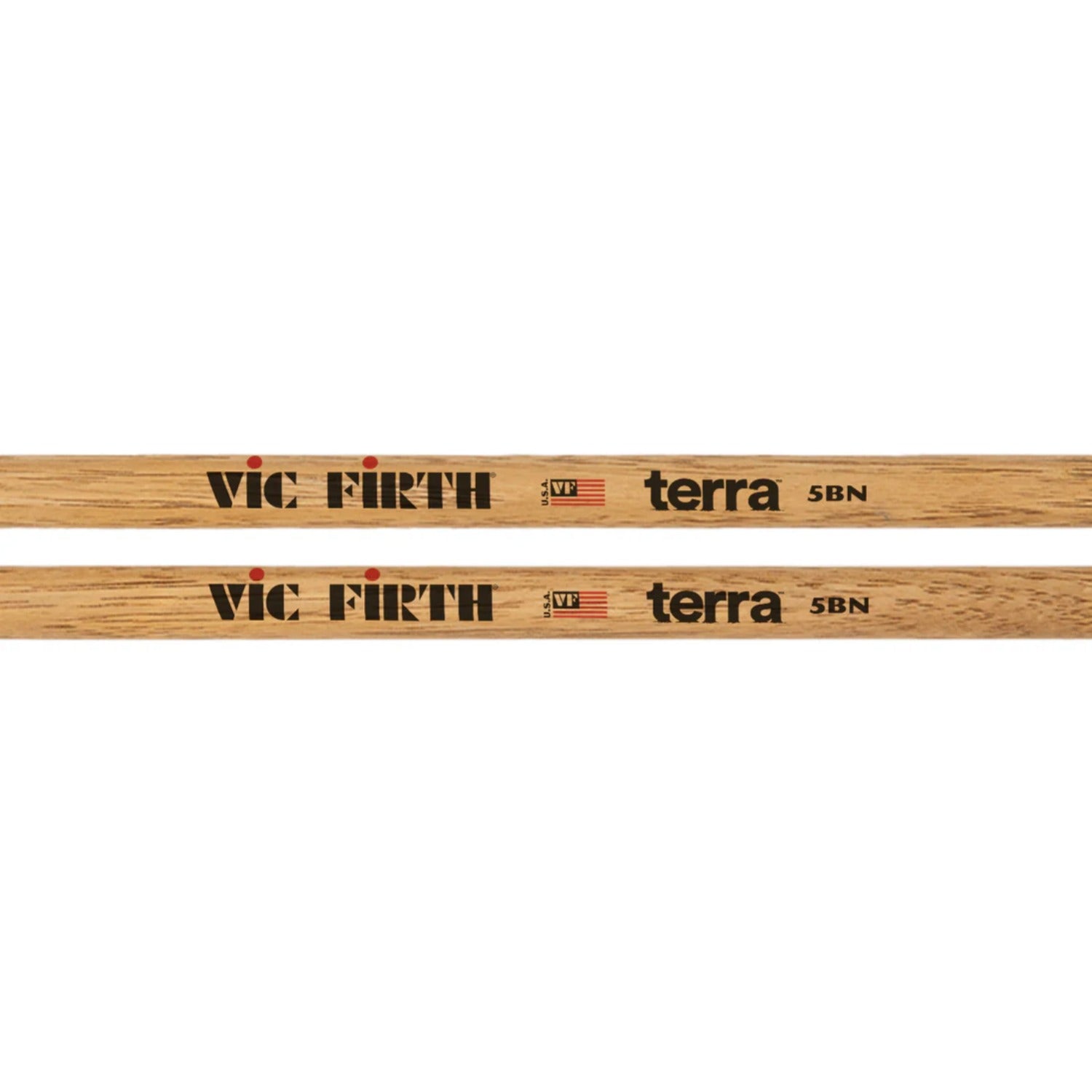 Vic Firth Drumsticks Vic Firth P5BTN American Terra Value Drumsticks - Pack of 4 - 5B