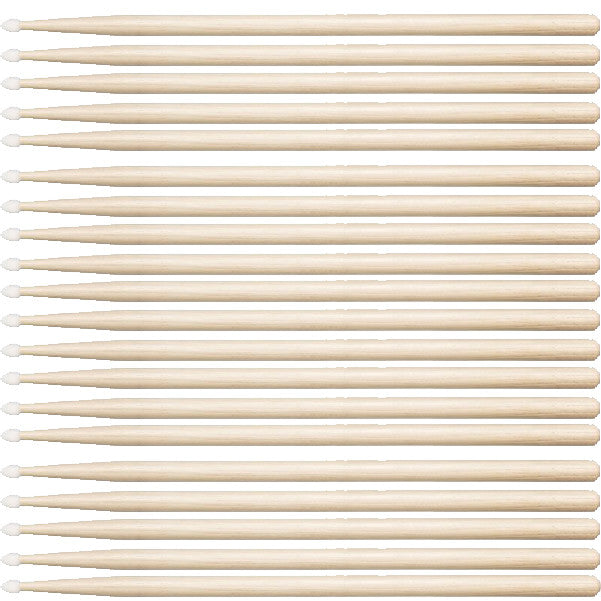 vic firth drumsticks vic firth vicp10pr drum stick (10 pair in a bag) - nylon