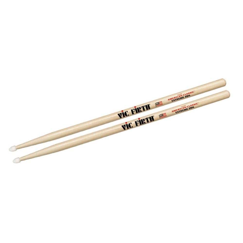 vic firth drumsticks vic firth x5bn american classic nylon tip hickory extreme drumsticks