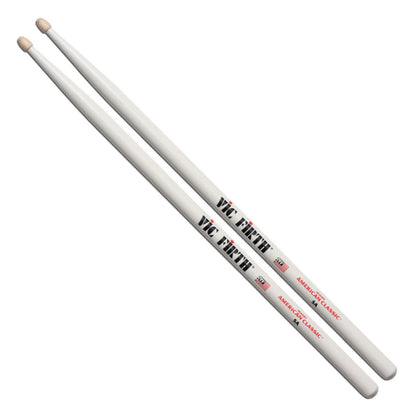 Vic Firth Drumsticks White Vic Firth 5AW American Classic Wood Tip Drumstick - White - 5A 