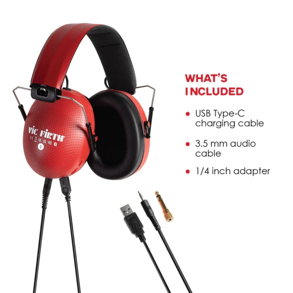 vic firth headphones vic firth vxhp0012 bluetooth isolation headphones