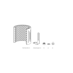 Vicoustic Vocal Booths Vicoustic Flexi Screen Ultra Microphone Isolation Sheild