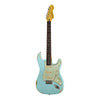 Vintage Electric Guitars Distressed Laguna Blue Vintage Icon V6MR Electric Guitar