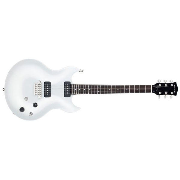 vox electric guitars vox sdc 33 electric guitar - silver