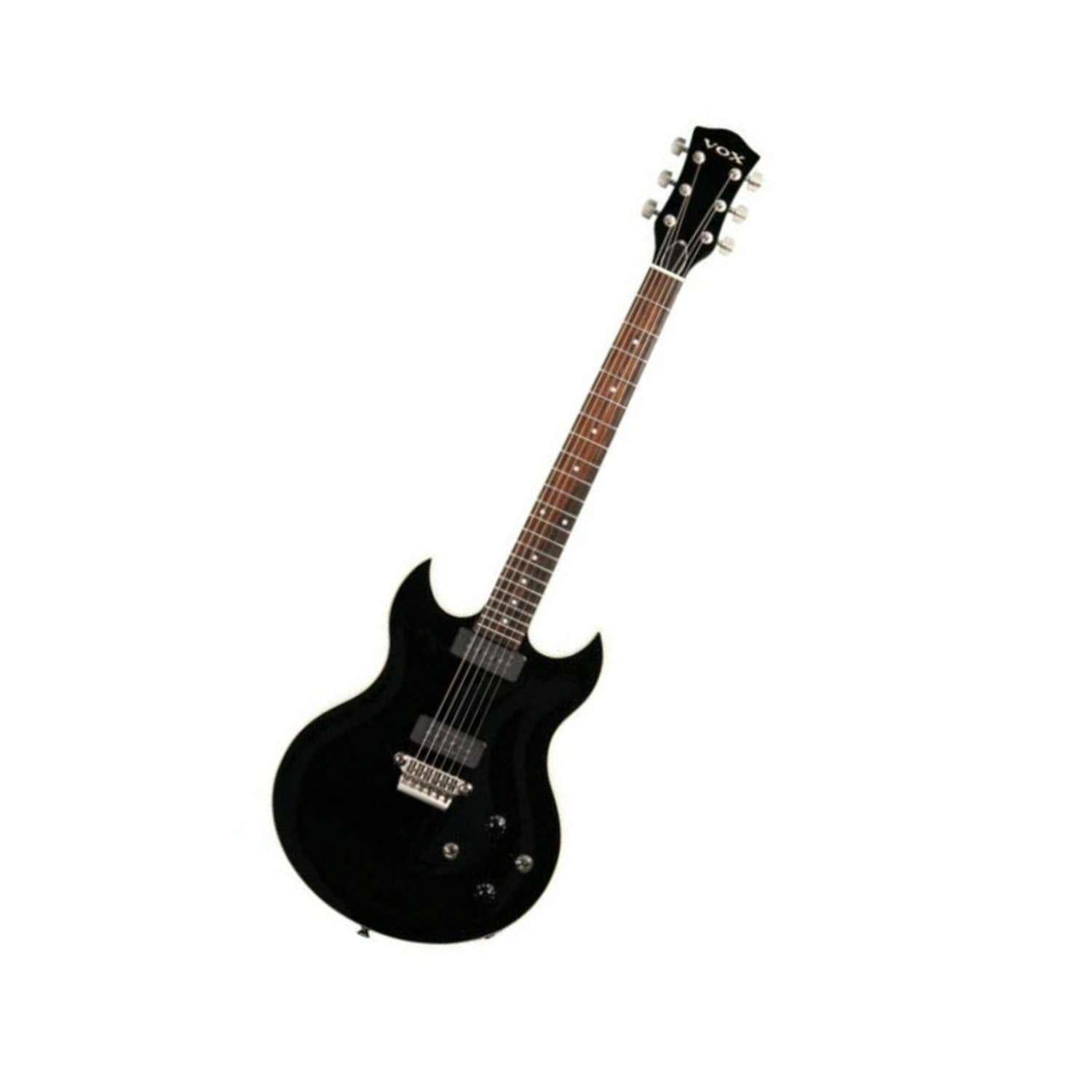 Vox Electric Guitars Vox Virage SDC33 33 Double Cutaway Electric Guitar - Black
