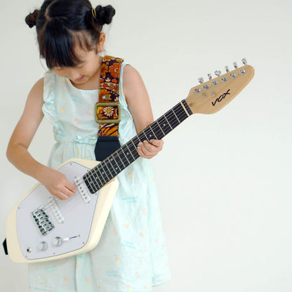 Vox Electric Guitars White Vox Mark V-MK5 Mini 6 String Electric Guitar 