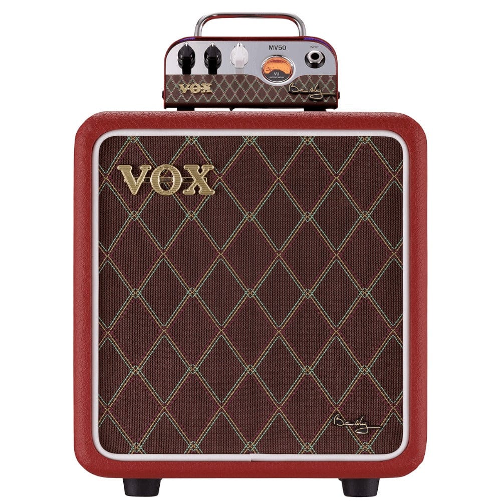 vox guitar amplifiers vox mv50-bm-set brian may guitar amplifier head and speaker cabinet