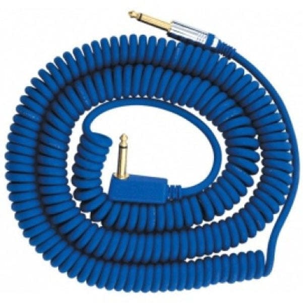vox guitar cables blue vox vcc-90 guitar cable coil 9 metres    