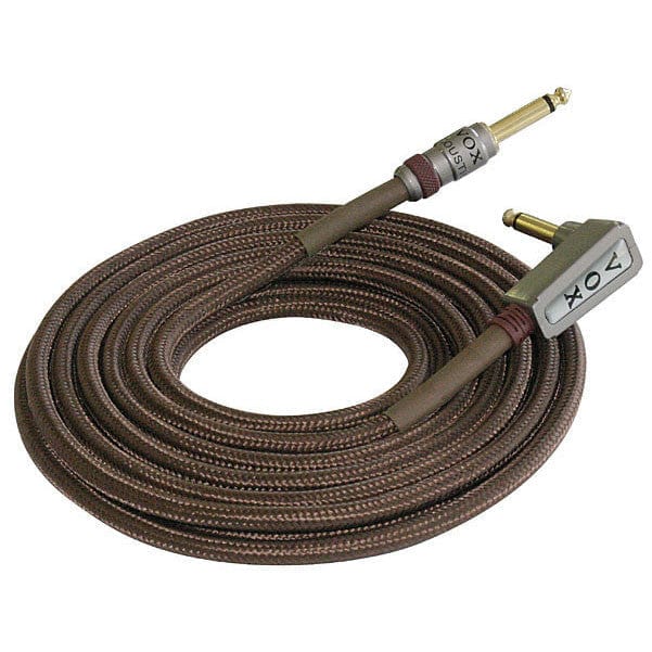 Vox Guitar Cables Brown - Acoustic Guitars VOX Class A Guitar Cable -  4 Metres
