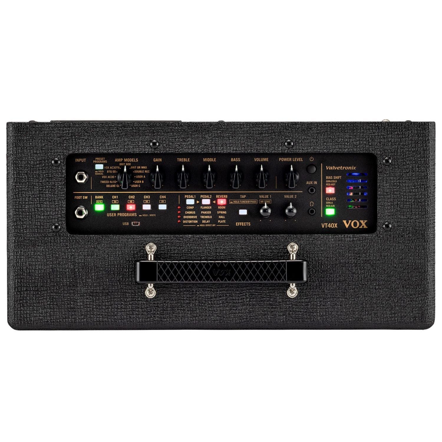 Vox Guitar Combo Amplifiers Vox Valvetronix VT40X 40W Combo Guitar Amplifier #style_classic