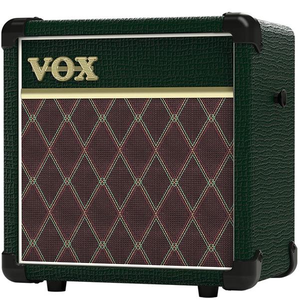 Vox Portable Guitar Amplifiers Vox MINI5 Rhythm Modeling Portable Guitar Amplifier - British Green Racing