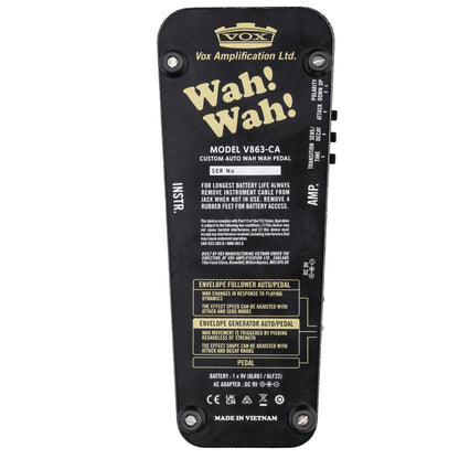 Vox Wah Pedals VOX V863-CA Wah Pedal