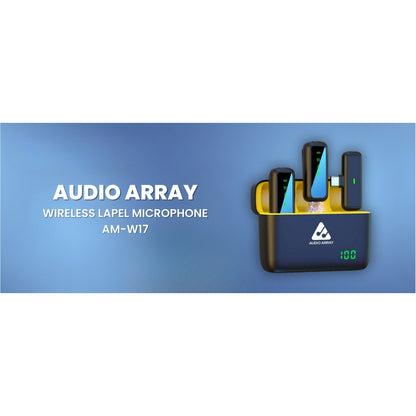 Audio Array AM-W17 Dual Wireless Lapel Lavalier Microphones
