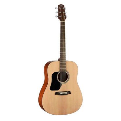 Walden Acoustic Guitars Natural Walden D350L/W Dreadnought Left Handed Acoustic Guitar With Gig Bag