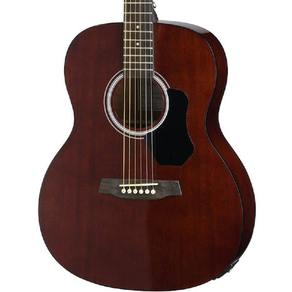 walden electro acoustic guitars natural walden o351e standard mahogany top orchestra electro acoustic guitar with bag - gloss natural     