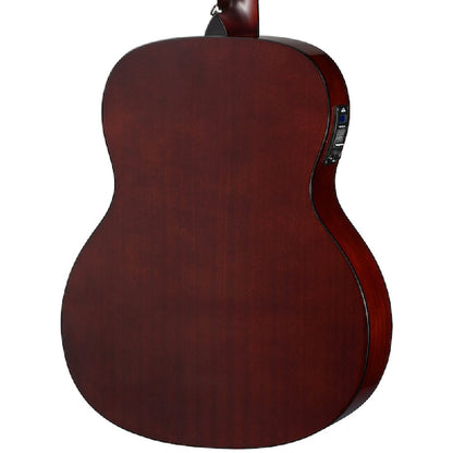 walden electro acoustic guitars natural walden o351e standard mahogany top orchestra electro acoustic guitar with bag - gloss natural     