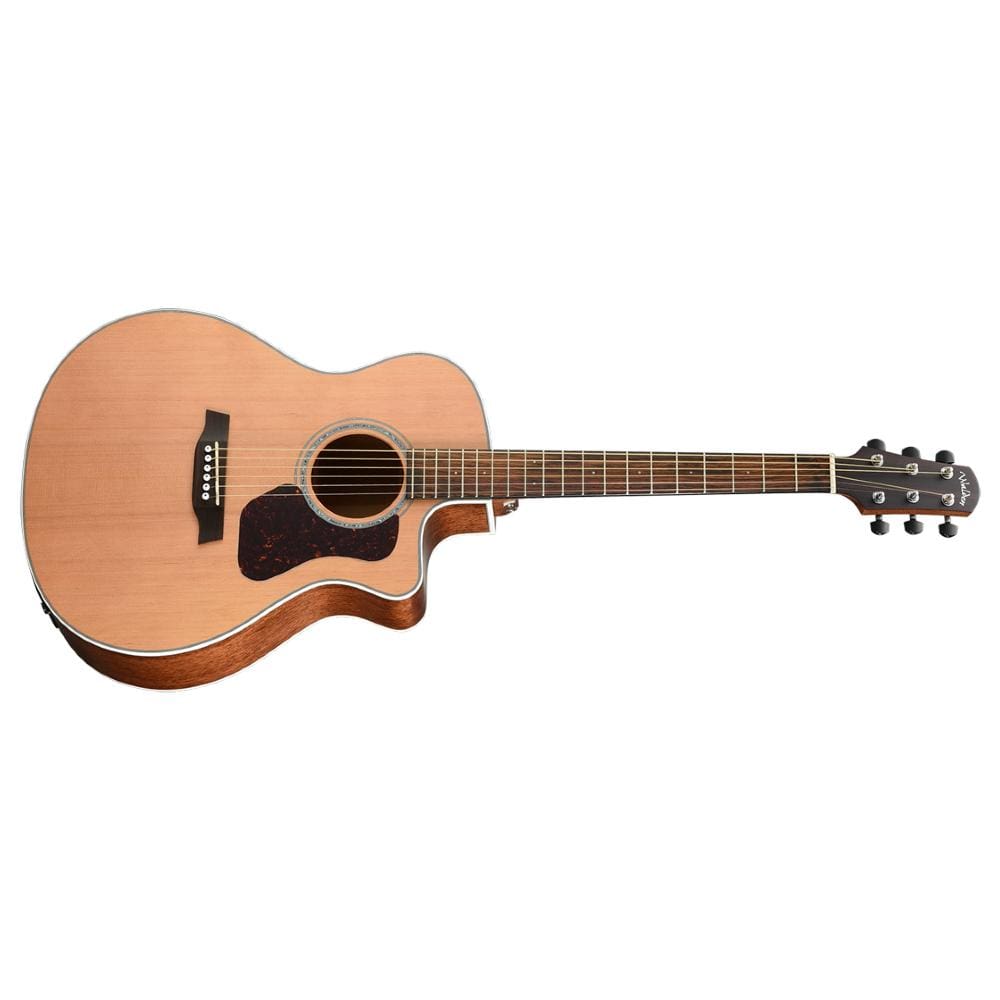 walden electro acoustic guitars satin natural walden g770ce natura grand auditorium cutaway electro acoustic guitar with gigbag   