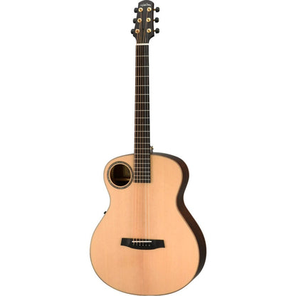 walden electro acoustic guitars walden b103e/h grand auditorium electro acoustic guitar with hardshell case - natural