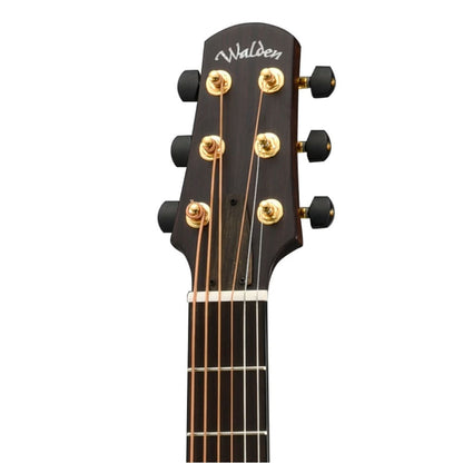 walden electro acoustic guitars walden b103e/h grand auditorium electro acoustic guitar with hardshell case - natural