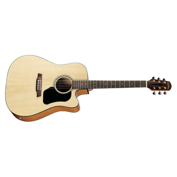 walden electro acoustic guitars walden cd350ce/g acoustic electric guitar - natural