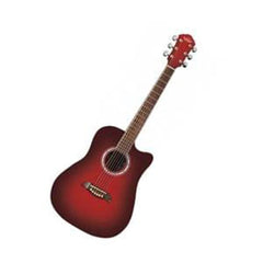 Washburn Acoustic Guitars Washburn OD45CRDBPAK Dreadnought Acoustic Guitar