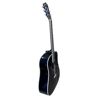 Washburn Acoustic Guitars Washburn WD10B 6-String Acoustic Guitar - Black
