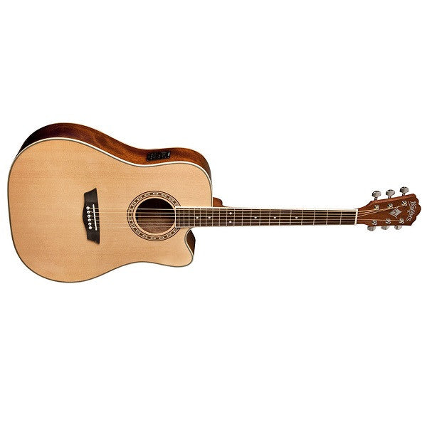 washburn acoustic guitars washburn wd10ce acoustic guitar - apprentice series