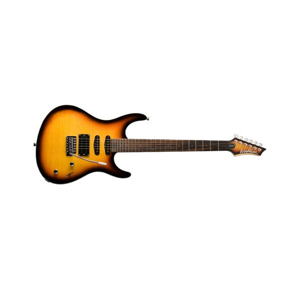 washburn electric guitars washburn rx20fvsb electric guitar - flame vintage sunburst