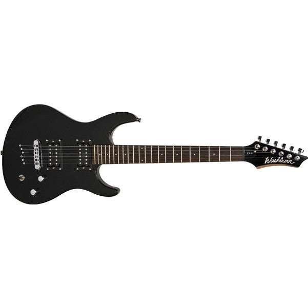 washburn electric guitars washburn rx6b 3/4 size electric guitar -black