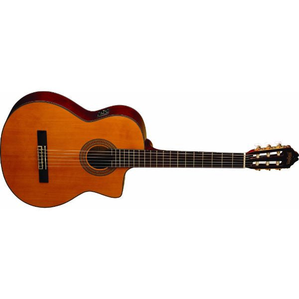 Washburn Electro Acoustic Guitars Washburn C64SCE Nylon String Acoustic Electric Guitar